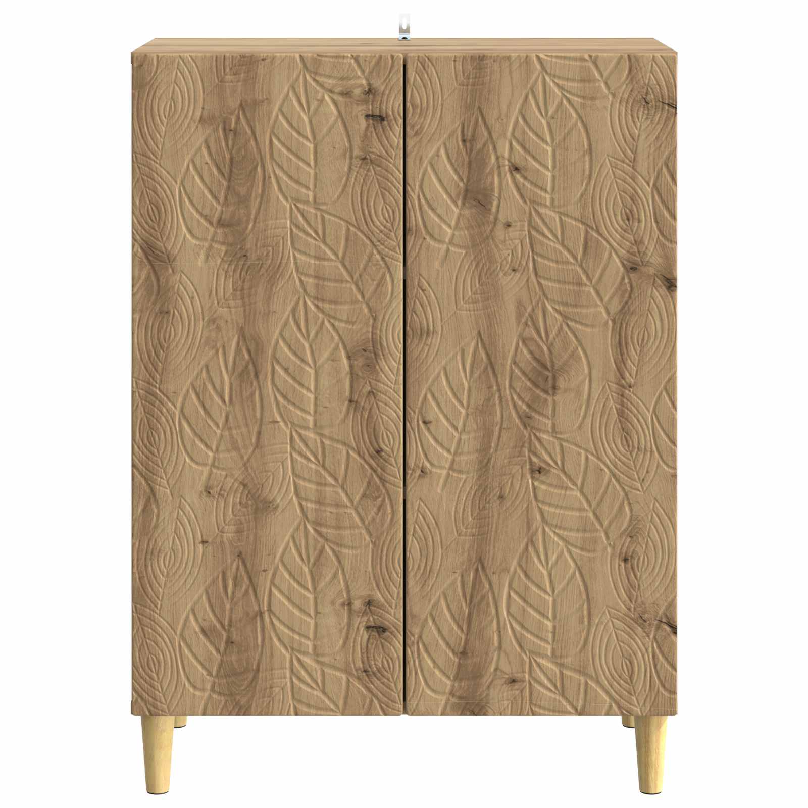 vidaXL Bufet Dąb artisan 66 x 34,5 x 90 cm Drewno inżynieryjne