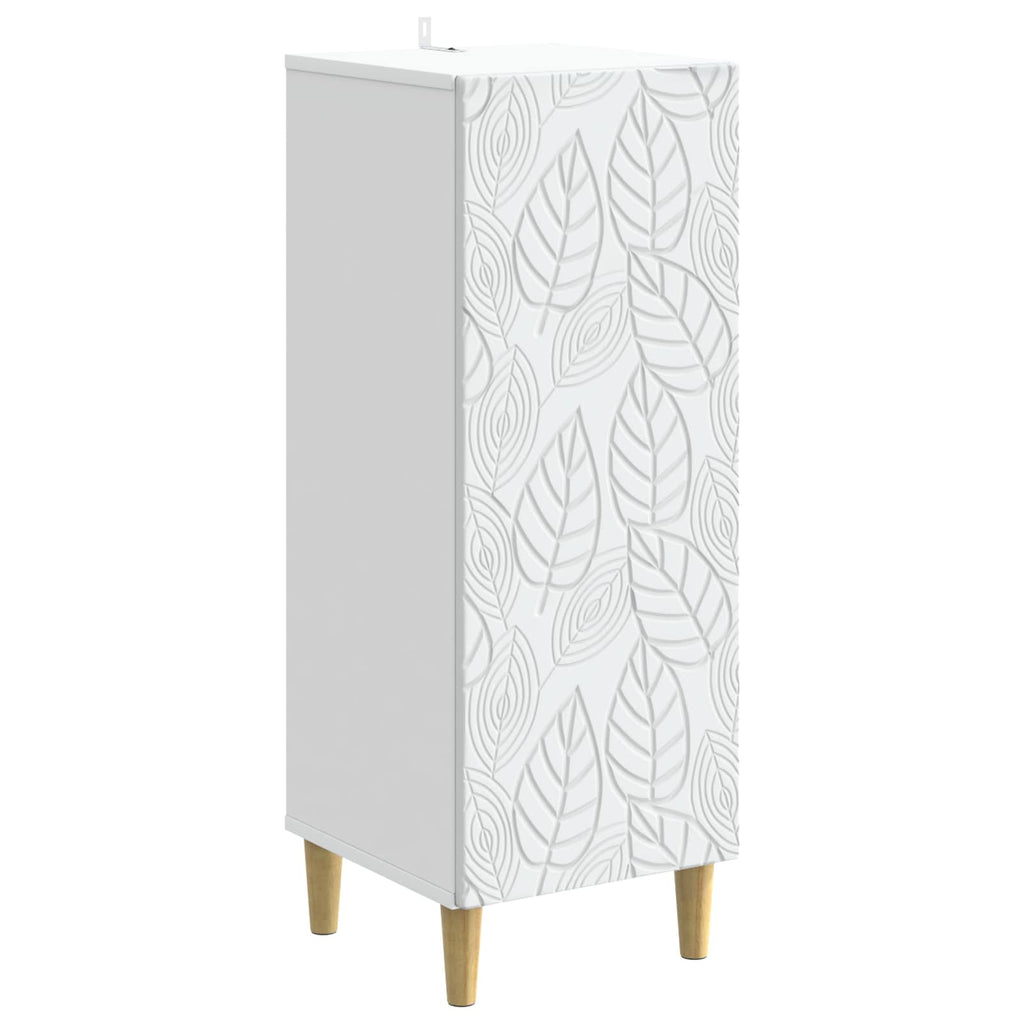 vidaXL Bufet Biały 33 x 34,5 x 90 cm Drewno inżynieryjne