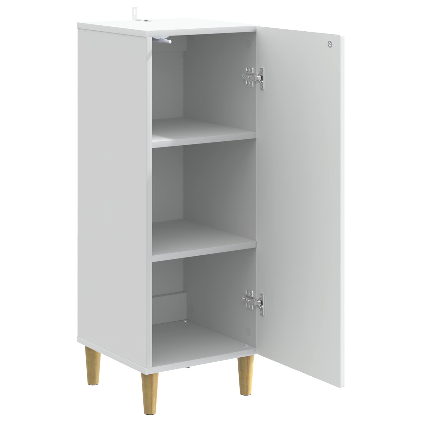 vidaXL Bufet Biały 33 x 34,5 x 90 cm Drewno inżynieryjne