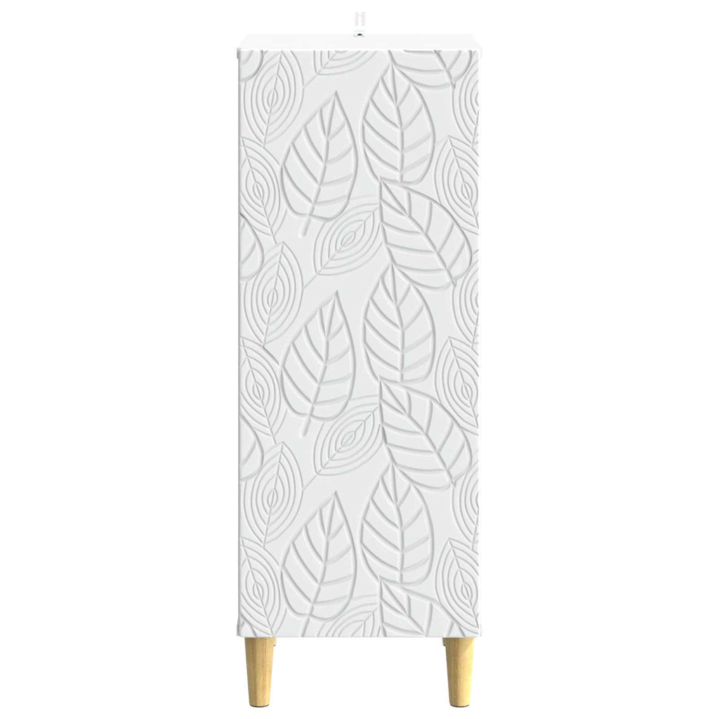 vidaXL Bufet Biały 33 x 34,5 x 90 cm Drewno inżynieryjne