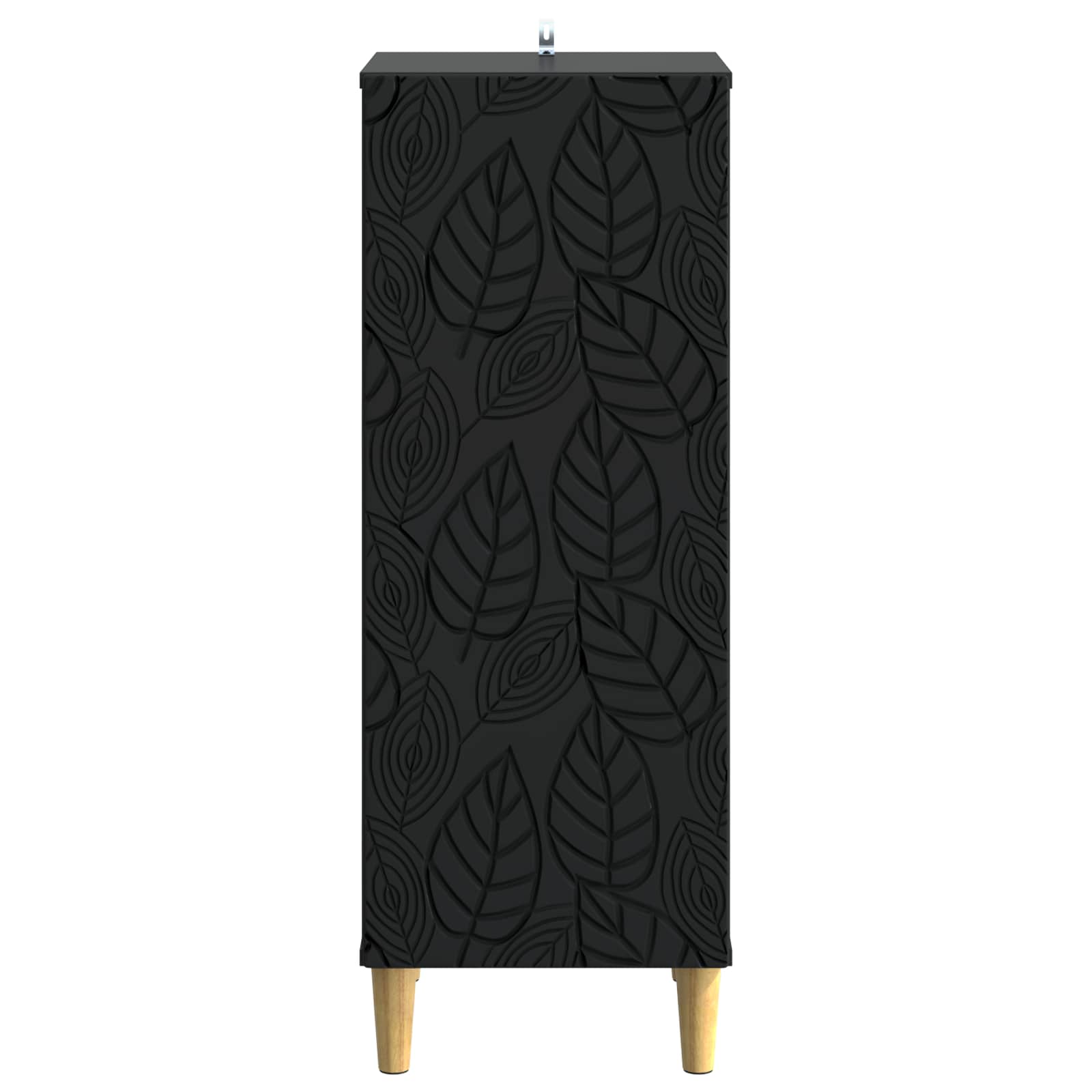 vidaXL Bufet Czarny 33 x 34,5 x 90 cm Drewno inżynieryjne