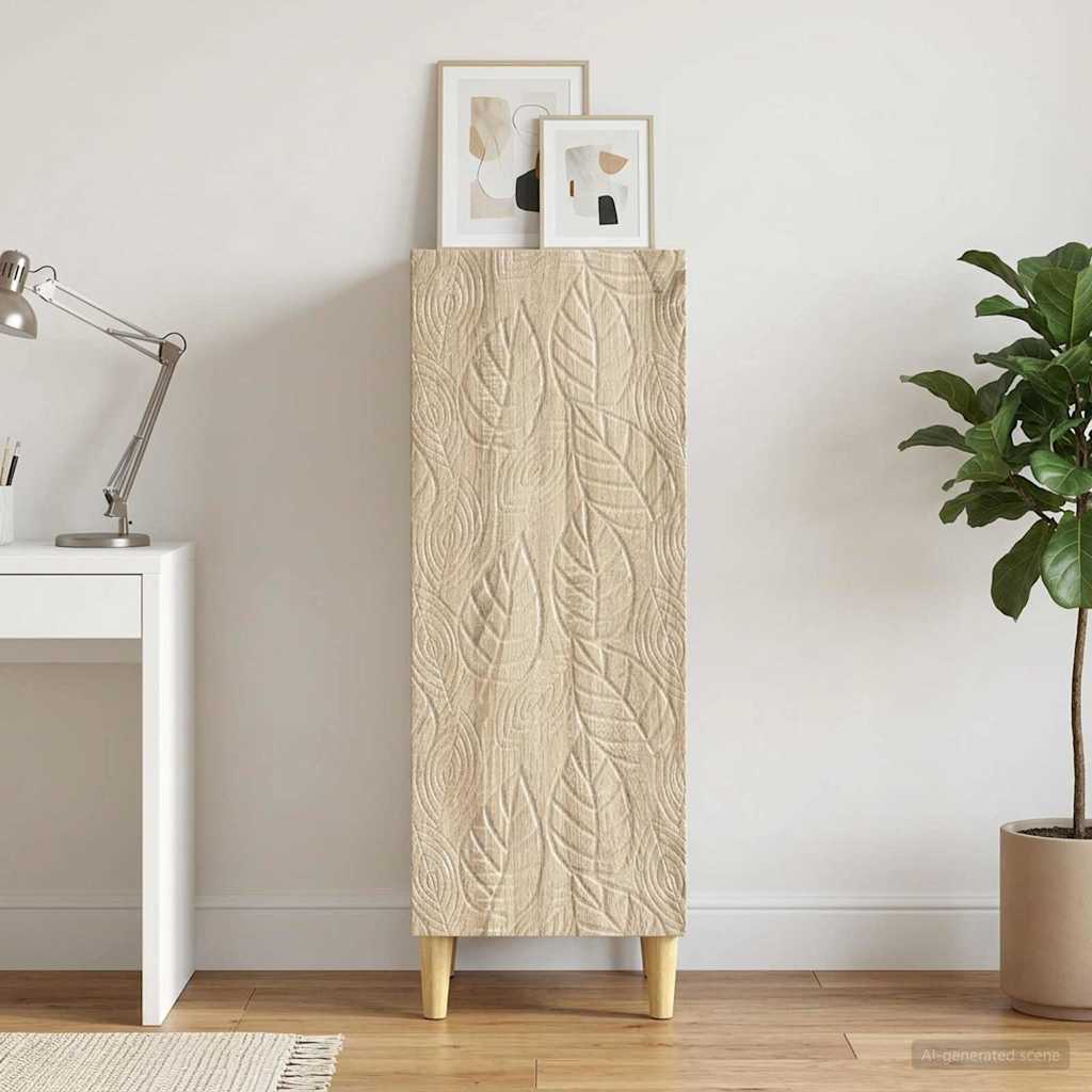 vidaXL Bufet dąb Sonoma 33 x 34,5 x 90 cm Drewno inżynieryjne