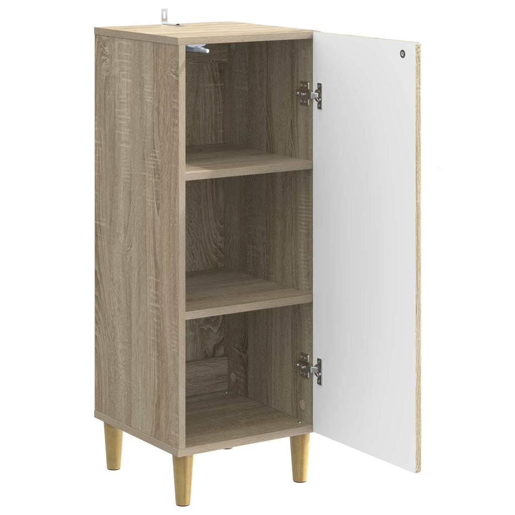 vidaXL Bufet dąb Sonoma 33 x 34,5 x 90 cm Drewno inżynieryjne
