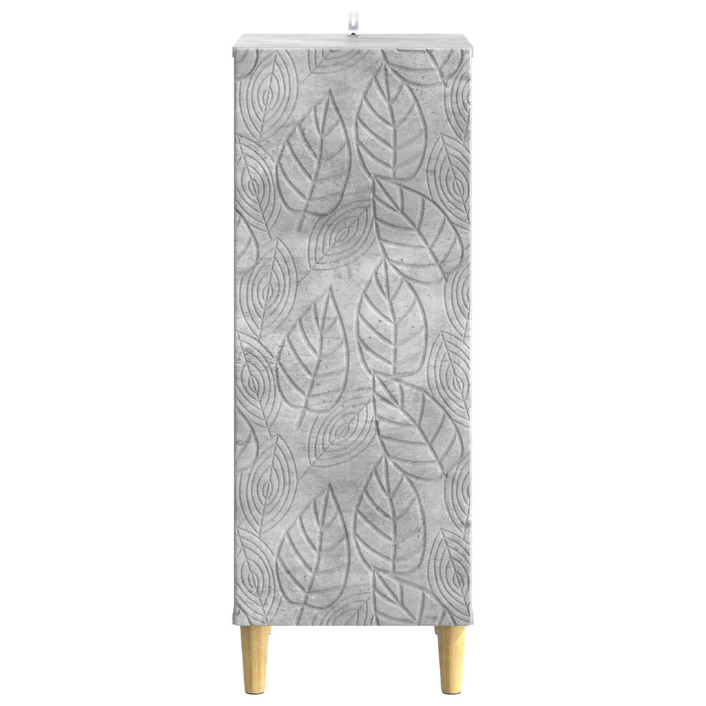 vidaXL Bufet Betonowy szary 33 x 34,5 x 90 cm Drewno inżynieryjne