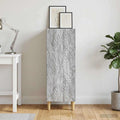 vidaXL Bufet Szary Sonoma 33 x 34,5 x 90 cm Drewno inżynieryjne