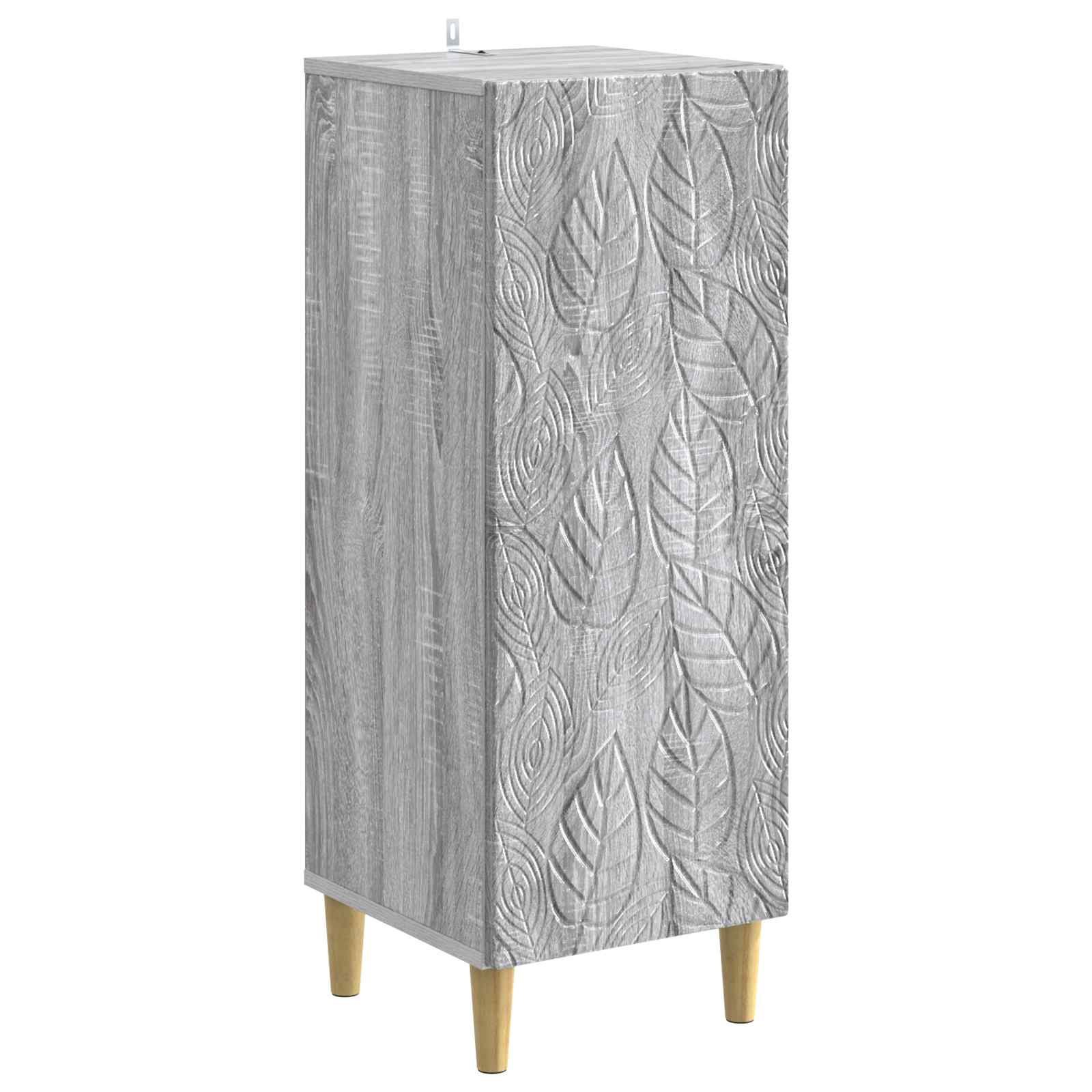 vidaXL Bufet Szary Sonoma 33 x 34,5 x 90 cm Drewno inżynieryjne