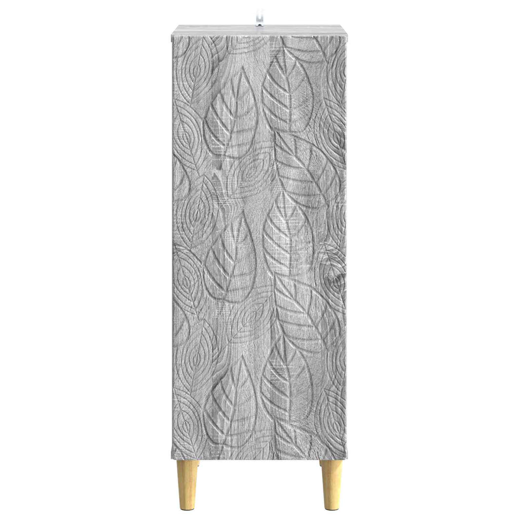 vidaXL Bufet Szary Sonoma 33 x 34,5 x 90 cm Drewno inżynieryjne