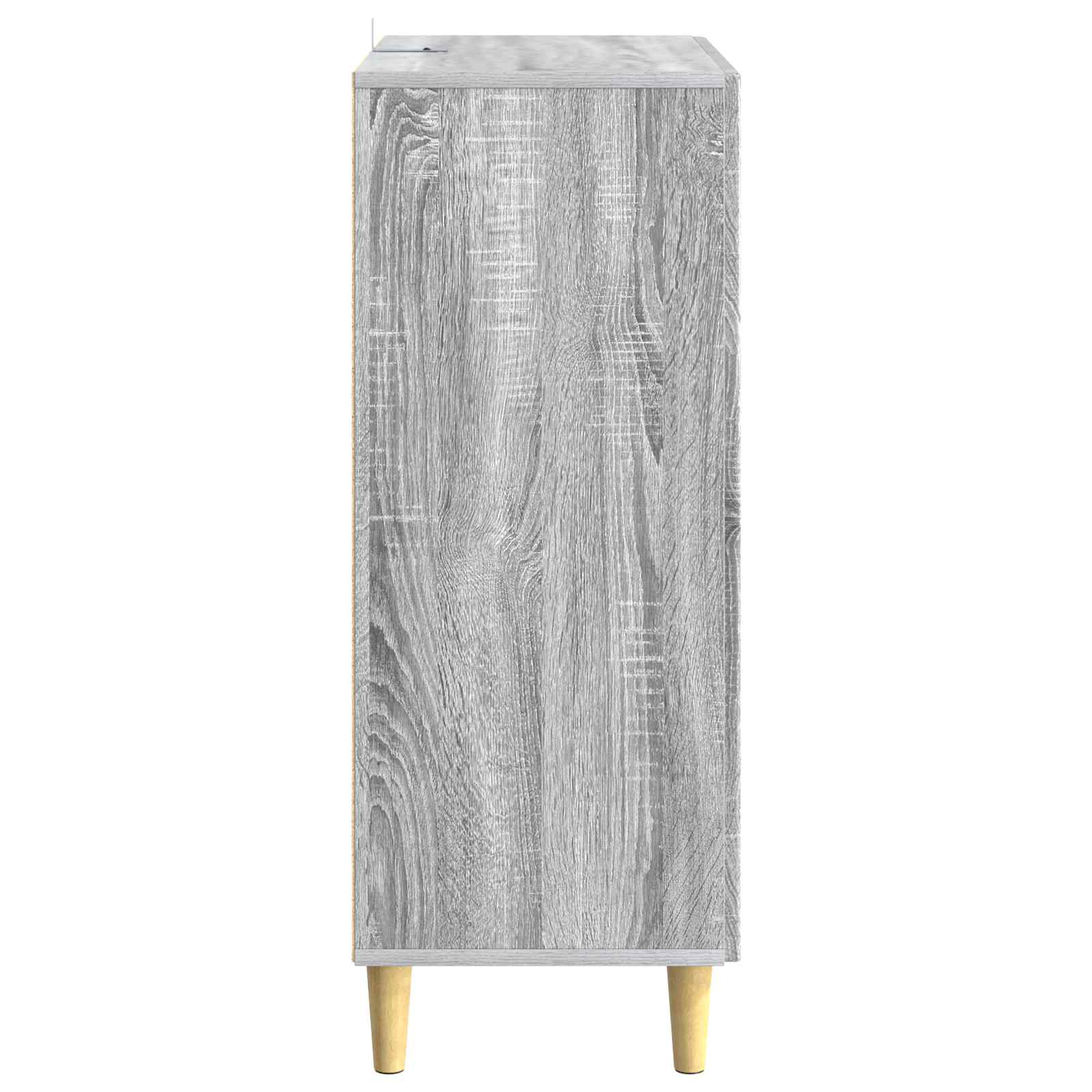vidaXL Bufet Szary Sonoma 33 x 34,5 x 90 cm Drewno inżynieryjne
