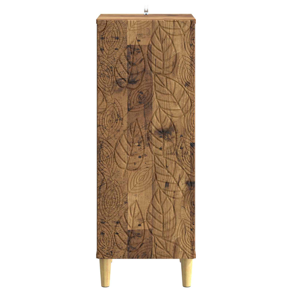 vidaXL Bufet Stare drewno 33 x 34,5 x 90 cm Drewno inżynieryjne