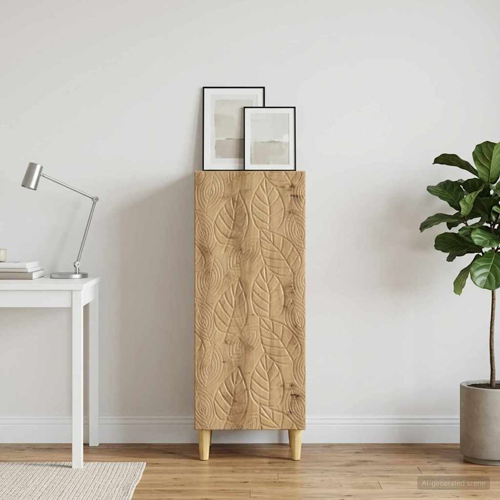 vidaXL Bufet Dąb artisan 33 x 34,5 x 90 cm Drewno inżynieryjne