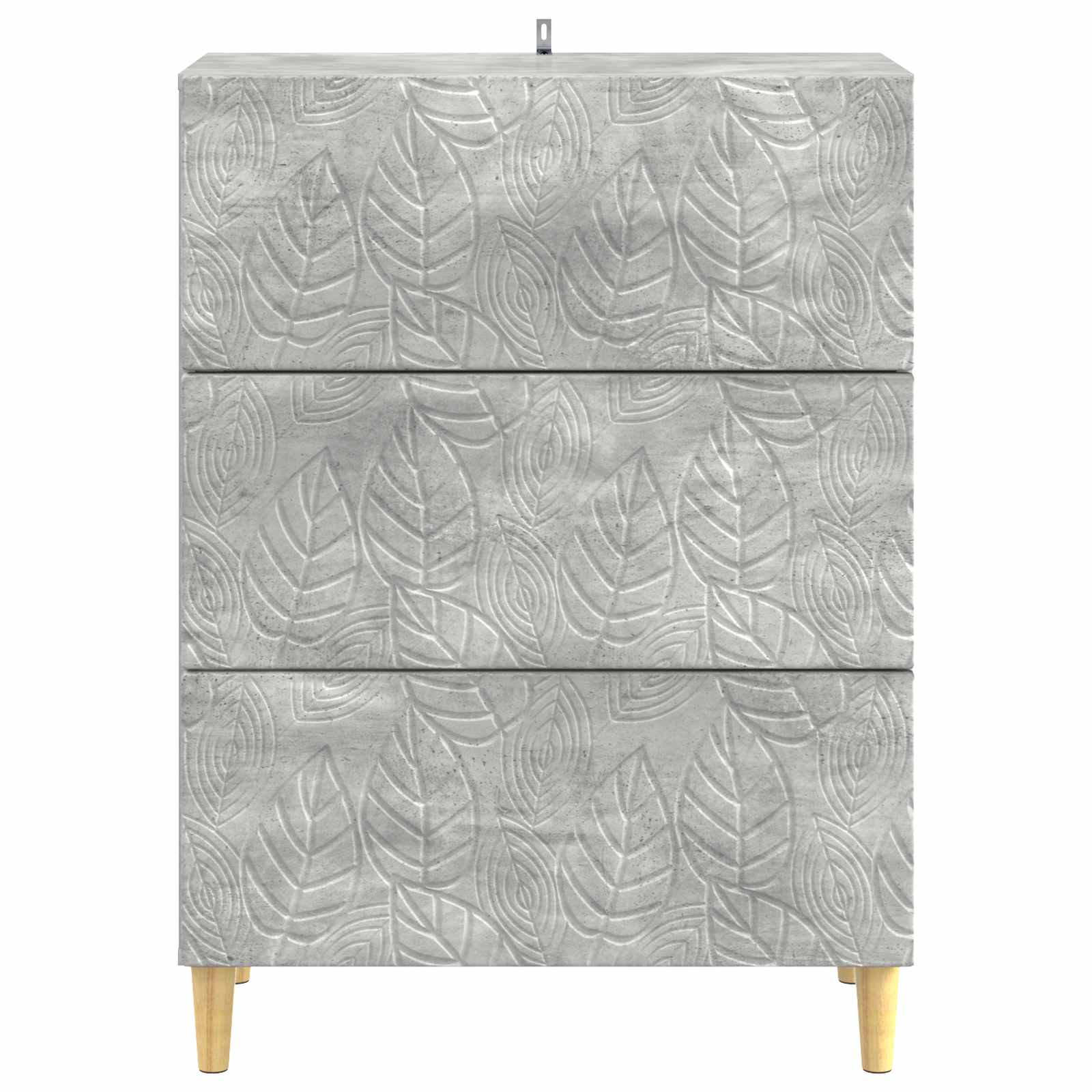 vidaXL Szafka z Szufladami Betonowy szary 66 x 34,5 x 90 cm