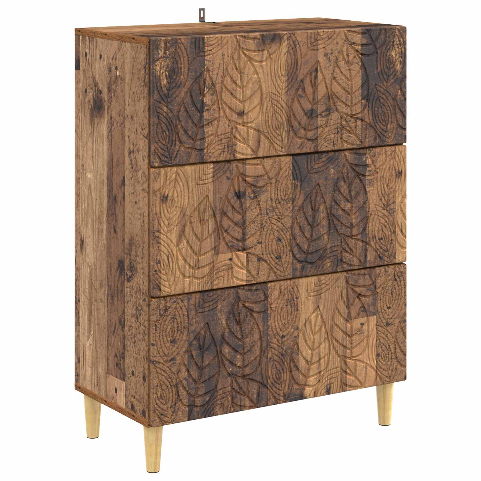 vidaXL Szafka z Szufladami Stare drewno 66 x 34,5 x 90 cm