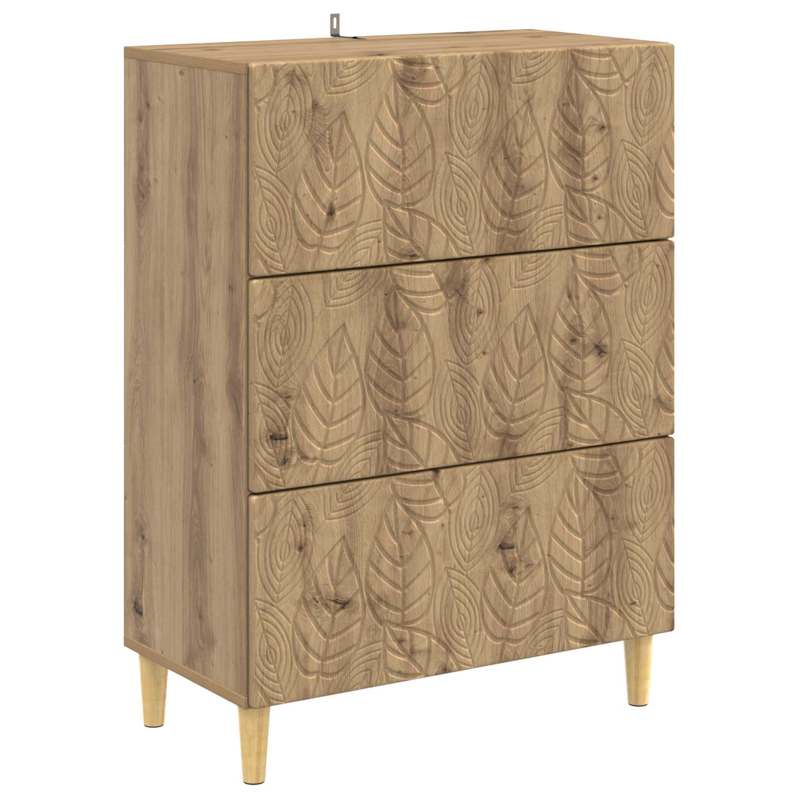 vidaXL Szafka z Szufladami 66 x 34,5 x 90 cm Drewno inżynieryjne