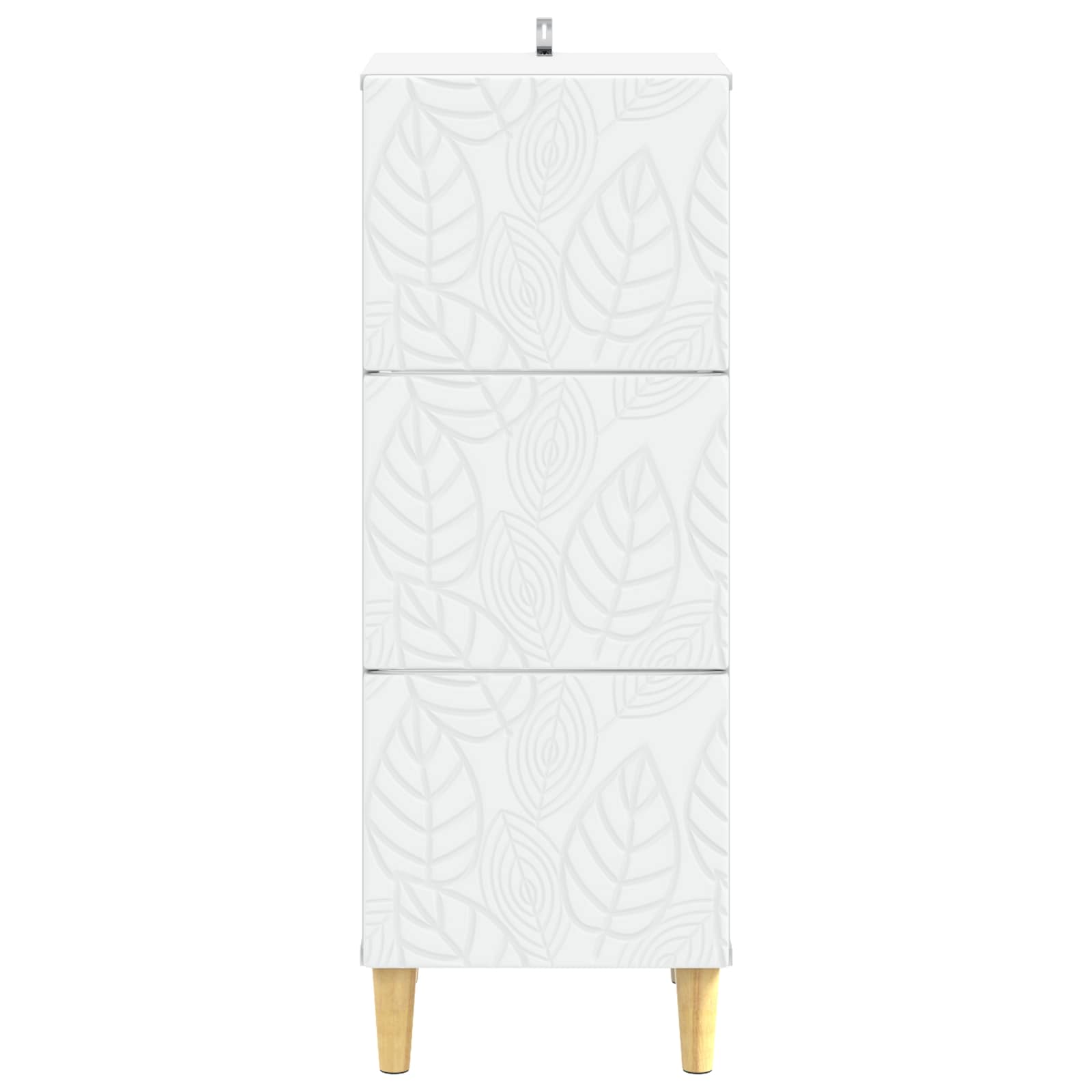 vidaXL Szafka z Szufladami 33 x 34,5 x 90 cm Drewno inżynieryjne Biały