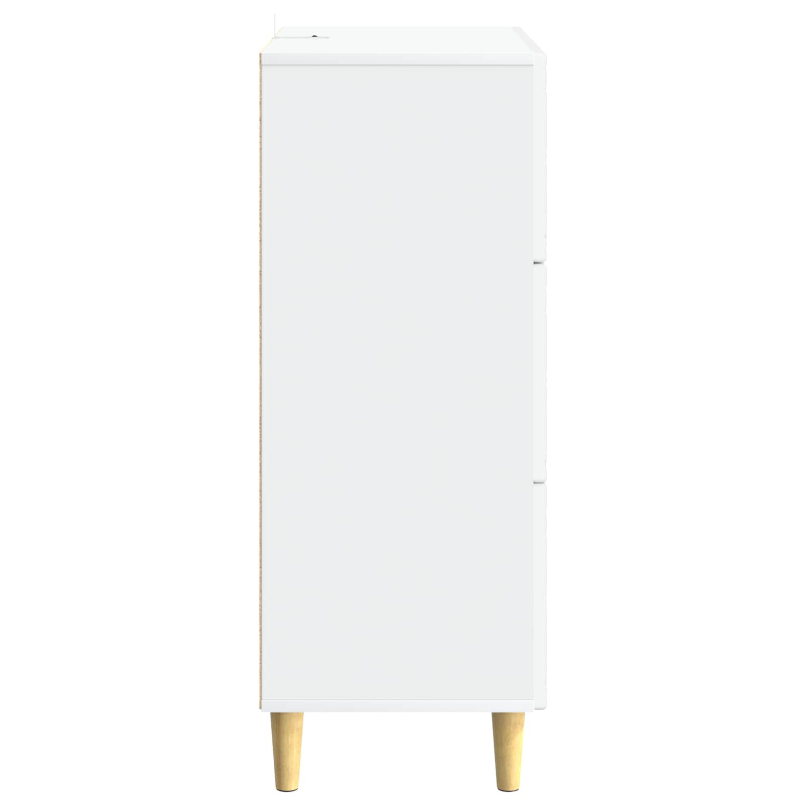 vidaXL Szafka z Szufladami 33 x 34,5 x 90 cm Drewno inżynieryjne Biały