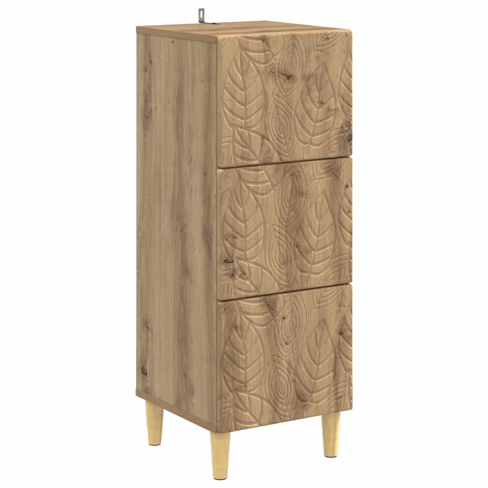 vidaXL Szafka z Szufladami 33 x 34,5 x 90 cm Drewno inżynieryjne