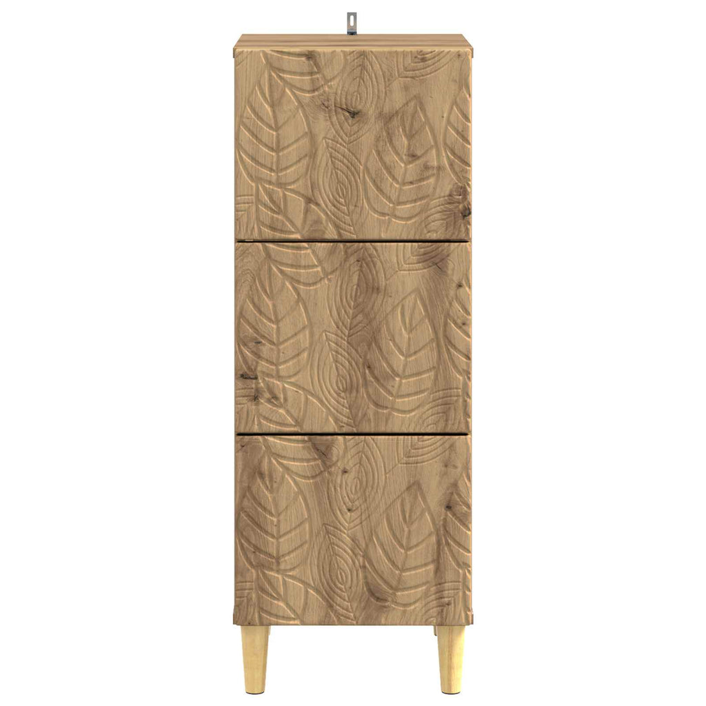 vidaXL Szafka z Szufladami 33 x 34,5 x 90 cm Drewno inżynieryjne