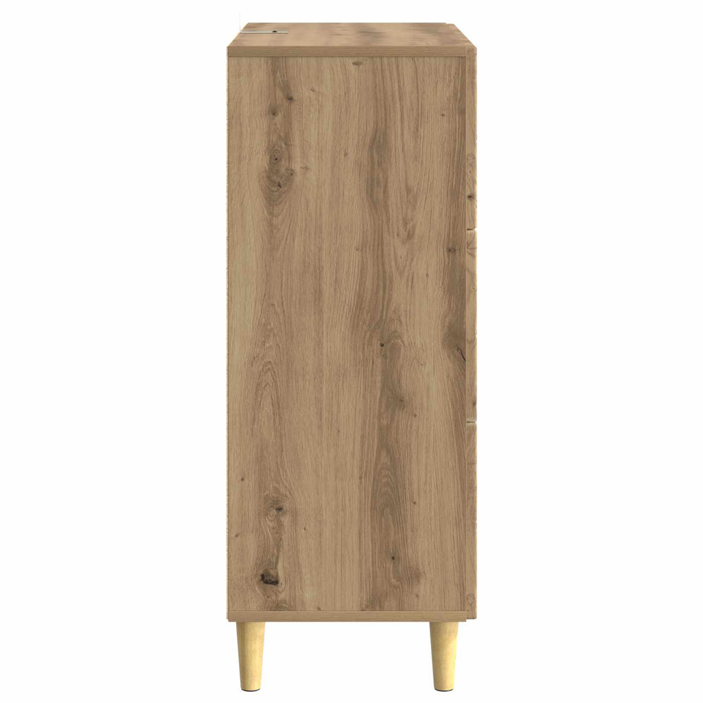 vidaXL Szafka z Szufladami 33 x 34,5 x 90 cm Drewno inżynieryjne