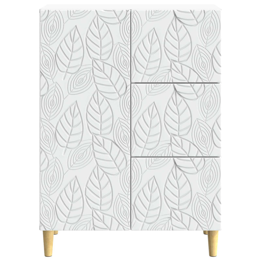 vidaXL Bufet Biały 66 x 34,5 x 90 cm Drewno inżynieryjne