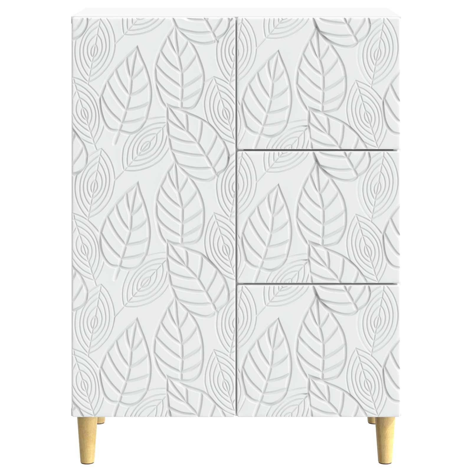 vidaXL Bufet Biały 66 x 34,5 x 90 cm Drewno inżynieryjne