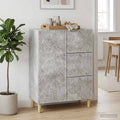 vidaXL Bufet Betonowy szary 66 x 34,5 x 90 cm Drewno inżynieryjne