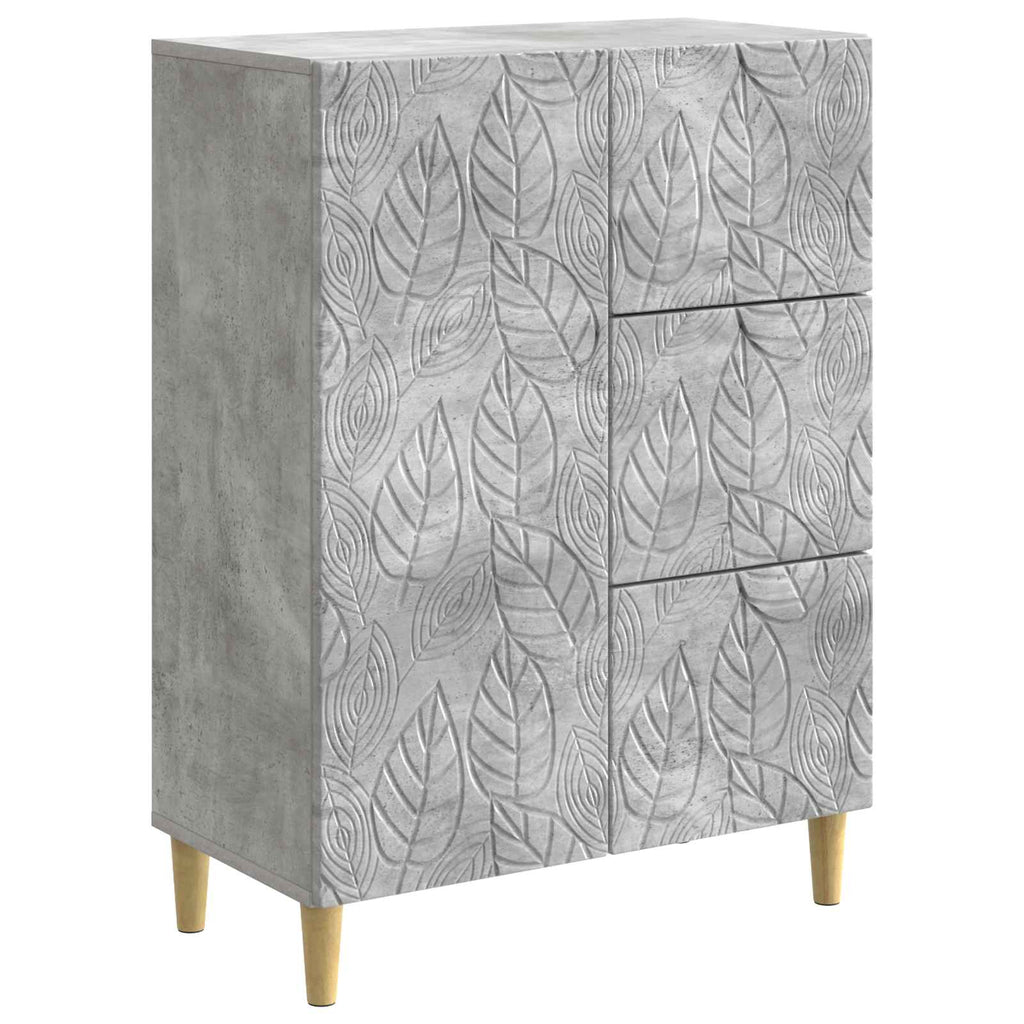 vidaXL Bufet Betonowy szary 66 x 34,5 x 90 cm Drewno inżynieryjne