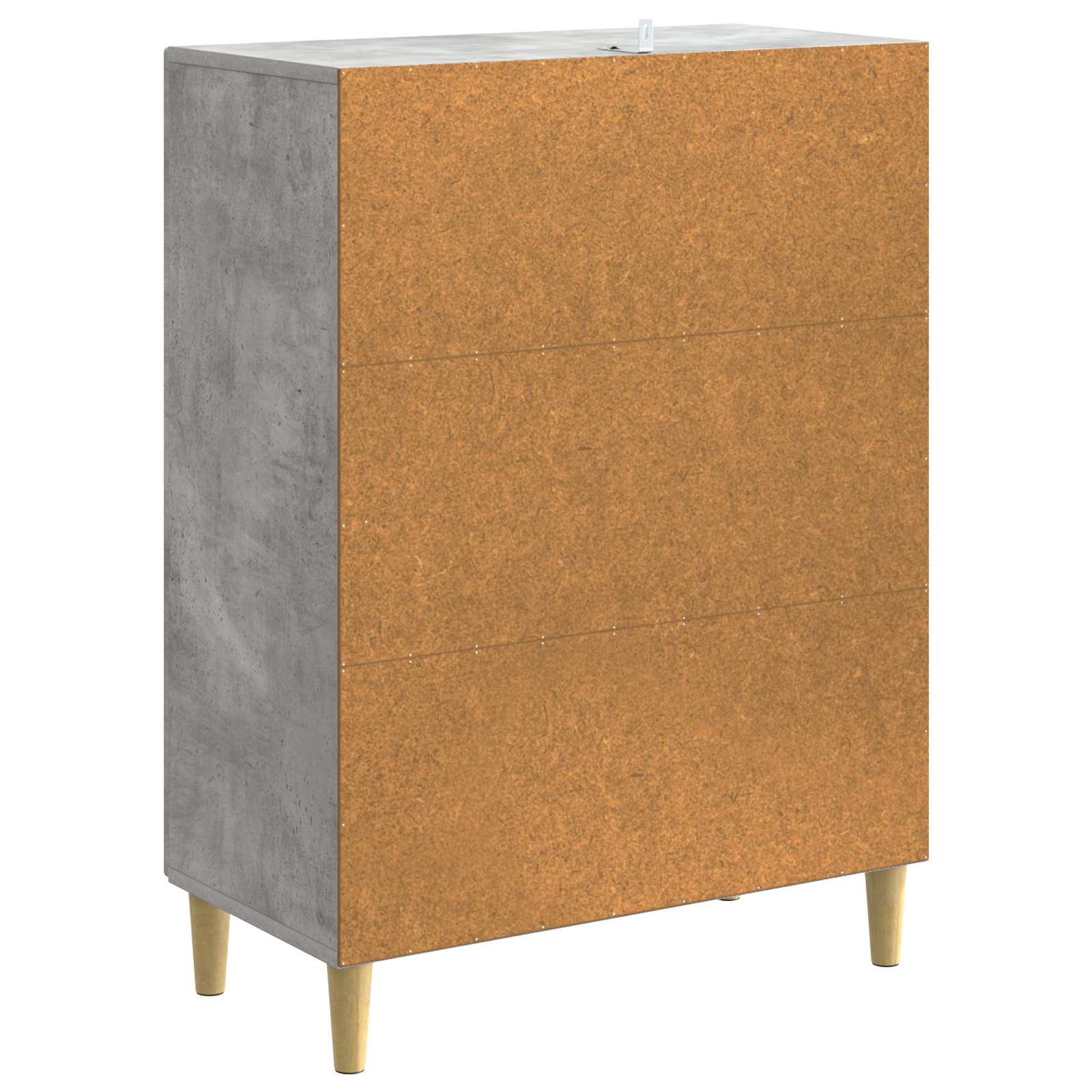 vidaXL Bufet Betonowy szary 66 x 34,5 x 90 cm Drewno inżynieryjne