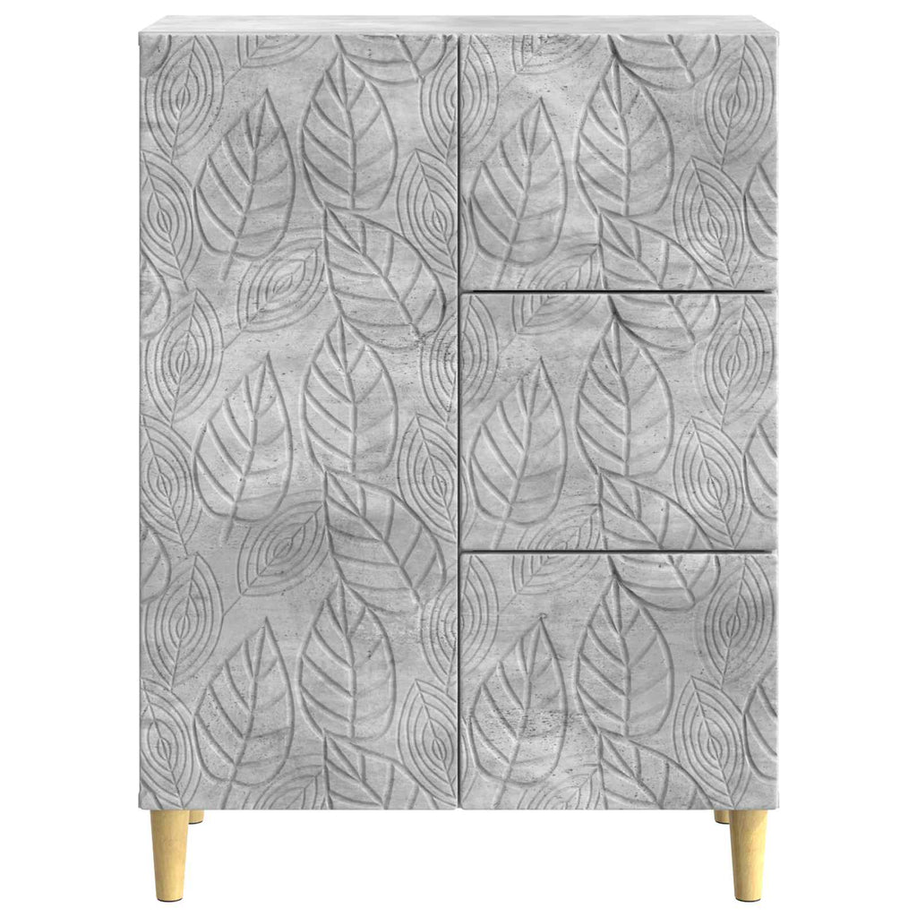 vidaXL Bufet Betonowy szary 66 x 34,5 x 90 cm Drewno inżynieryjne