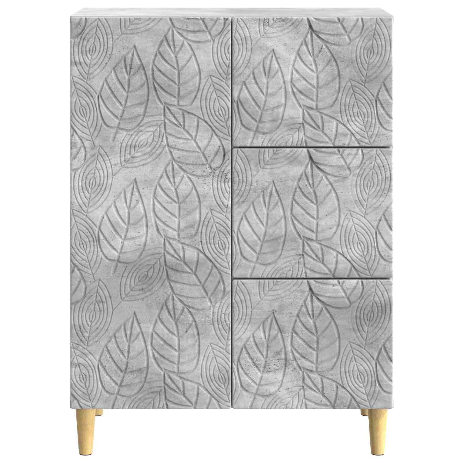 vidaXL Bufet Betonowy szary 66 x 34,5 x 90 cm Drewno inżynieryjne
