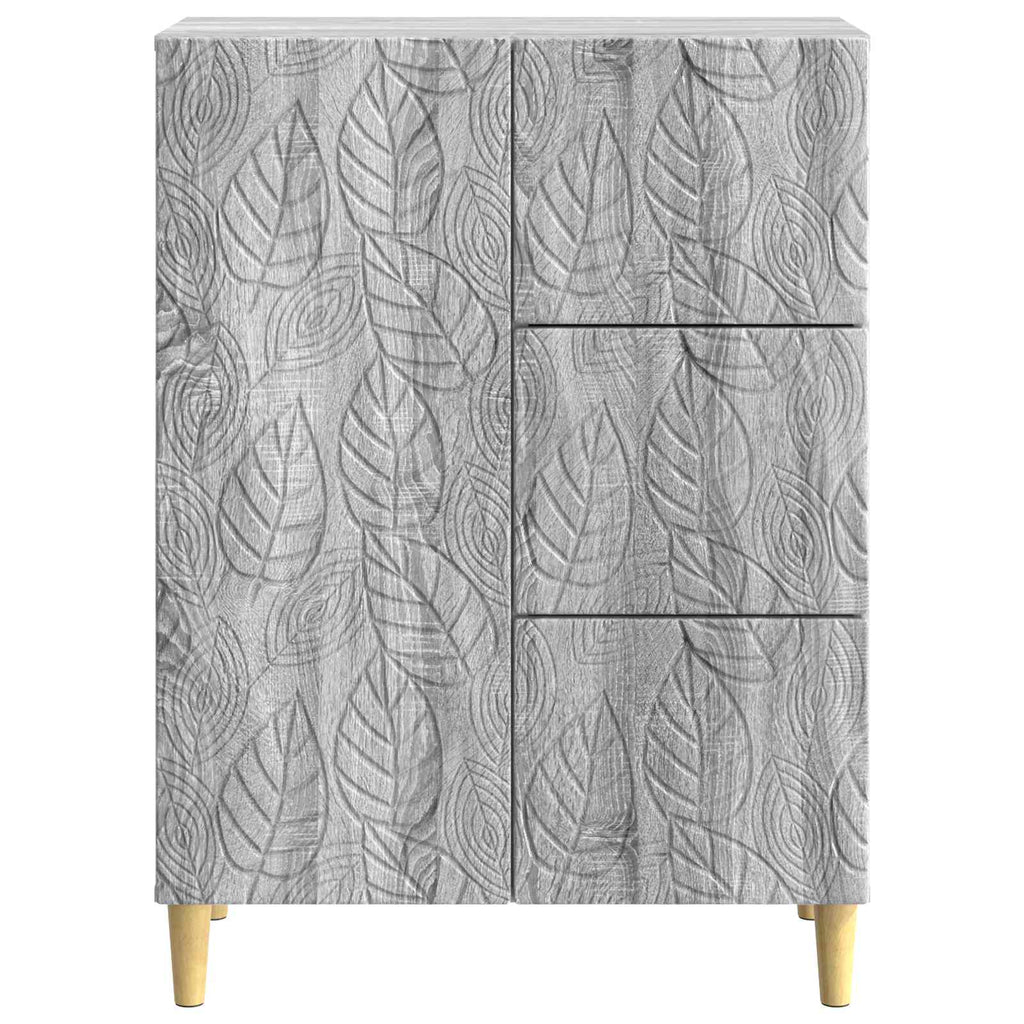 vidaXL Bufet Szary Sonoma 66 x 34,5 x 90 cm Drewno inżynieryjne