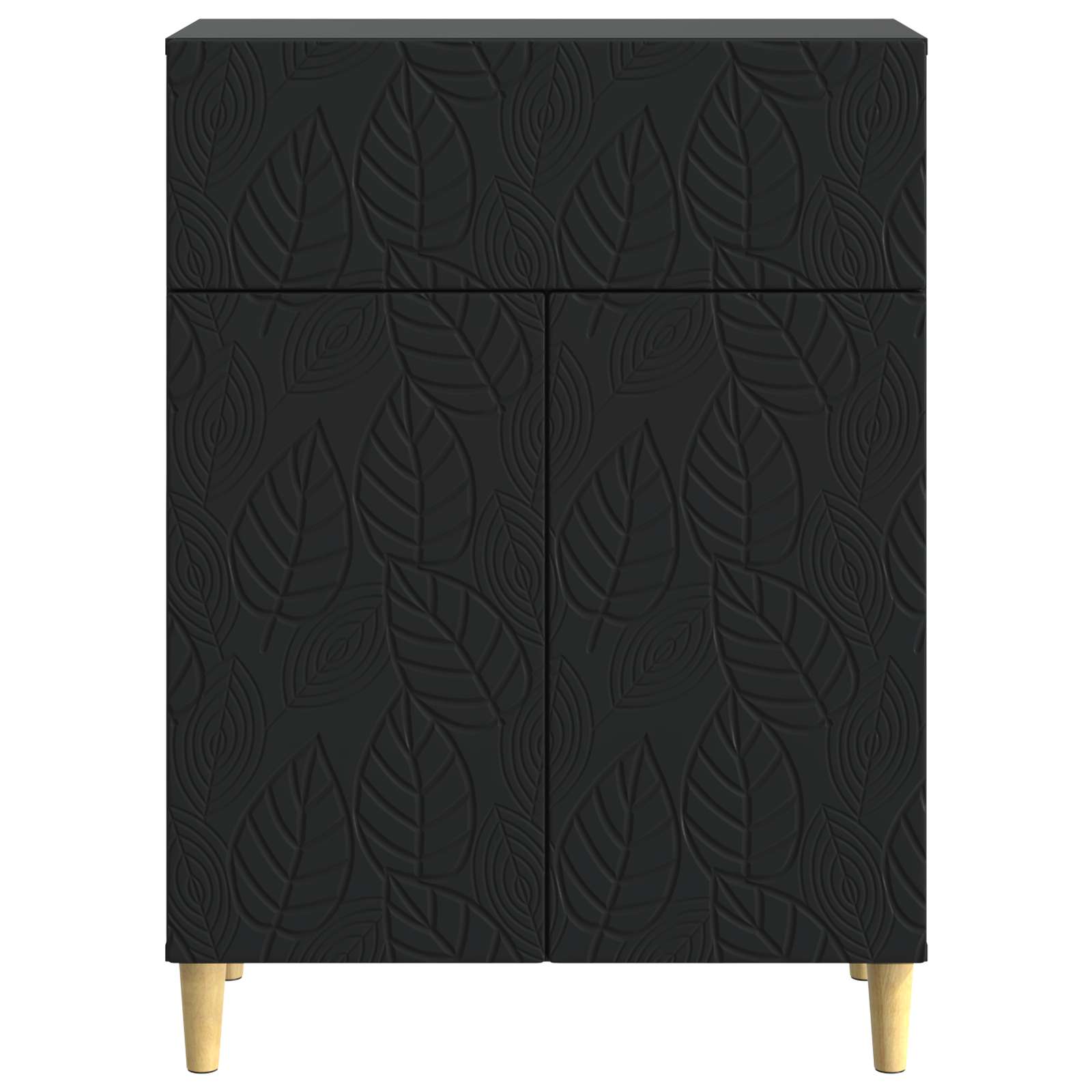 vidaXL Bufet Czarny 66 x 34,5 x 90 cm Drewno inżynieryjne