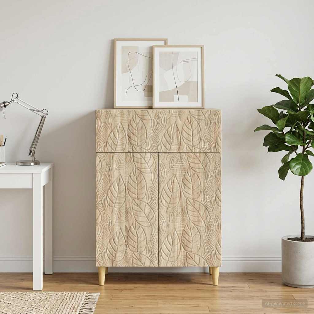 vidaXL Bufet dąb Sonoma 66 x 34,5 x 90 cm Drewno inżynieryjne