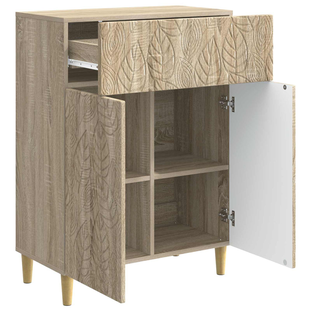 vidaXL Bufet dąb Sonoma 66 x 34,5 x 90 cm Drewno inżynieryjne