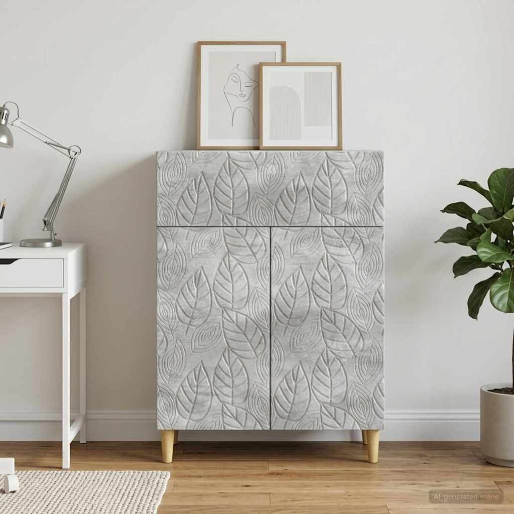 vidaXL Bufet Betonowy szary 66 x 34,5 x 90 cm Drewno inżynieryjne