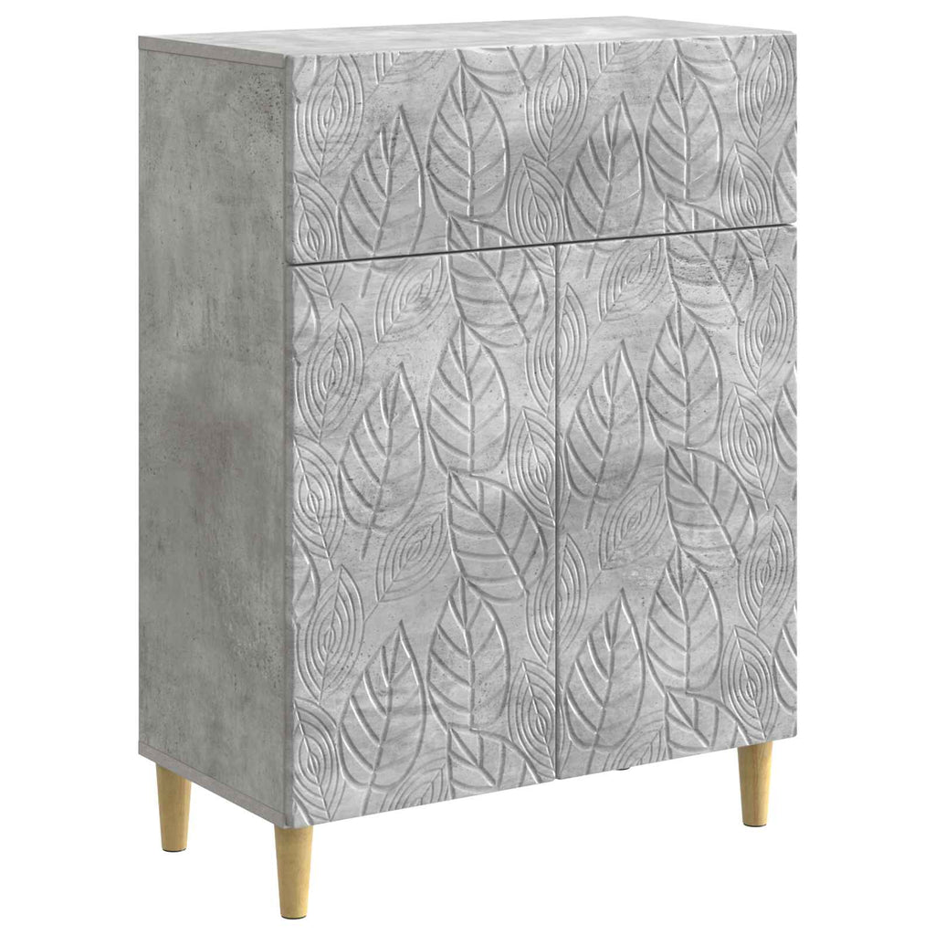 vidaXL Bufet Betonowy szary 66 x 34,5 x 90 cm Drewno inżynieryjne