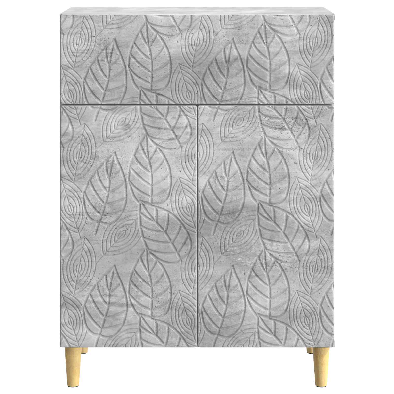 vidaXL Bufet Betonowy szary 66 x 34,5 x 90 cm Drewno inżynieryjne