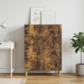 vidaXL Bufet Dąb wędzony 66 x 34,5 x 90 cm Drewno inżynieryjne