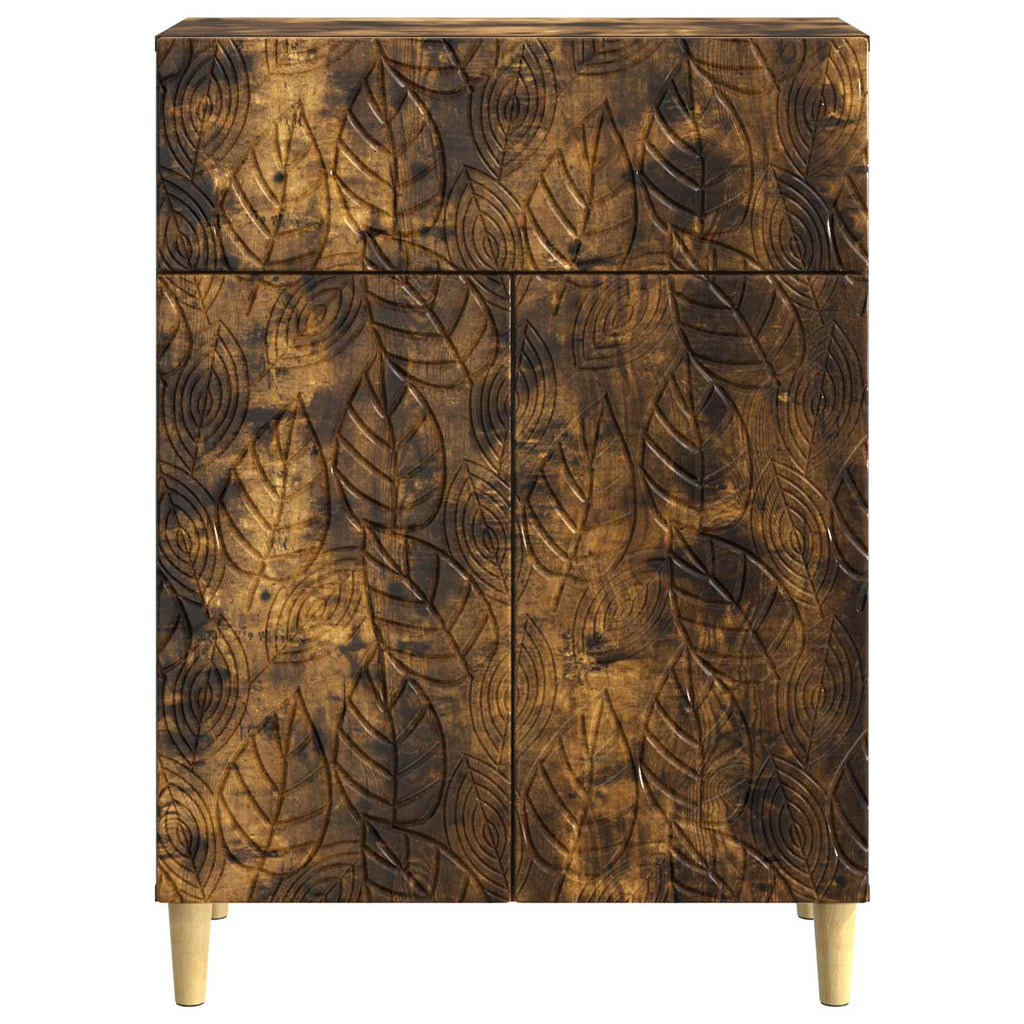 vidaXL Bufet Dąb wędzony 66 x 34,5 x 90 cm Drewno inżynieryjne