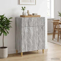 vidaXL Bufet Szary Sonoma 66 x 34,5 x 90 cm Drewno inżynieryjne