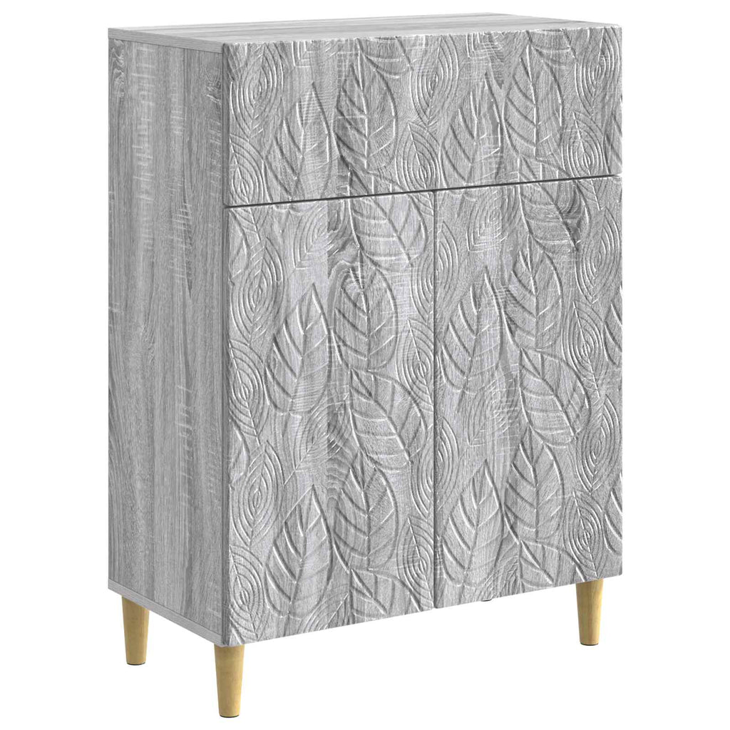 vidaXL Bufet Szary Sonoma 66 x 34,5 x 90 cm Drewno inżynieryjne