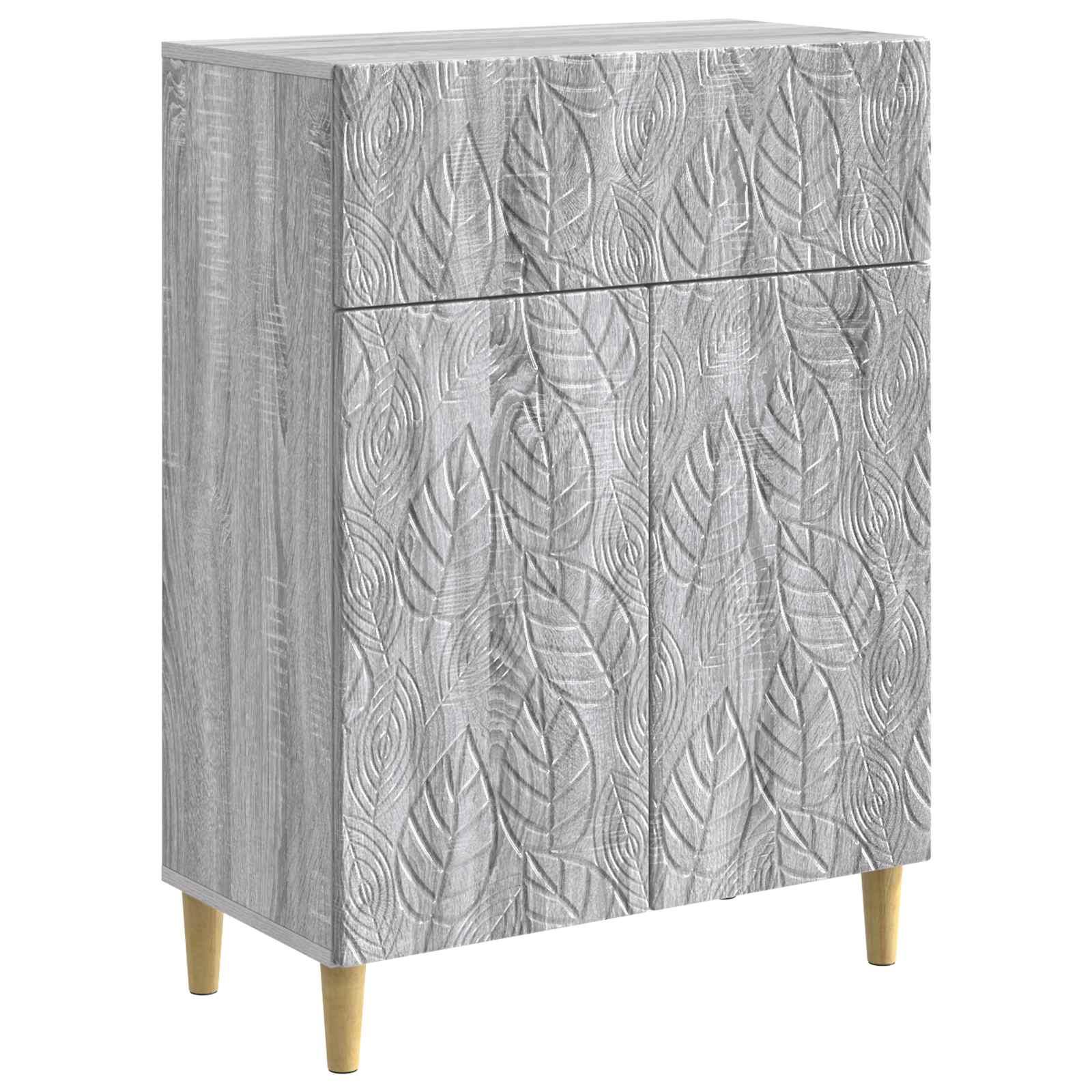 vidaXL Bufet Szary Sonoma 66 x 34,5 x 90 cm Drewno inżynieryjne