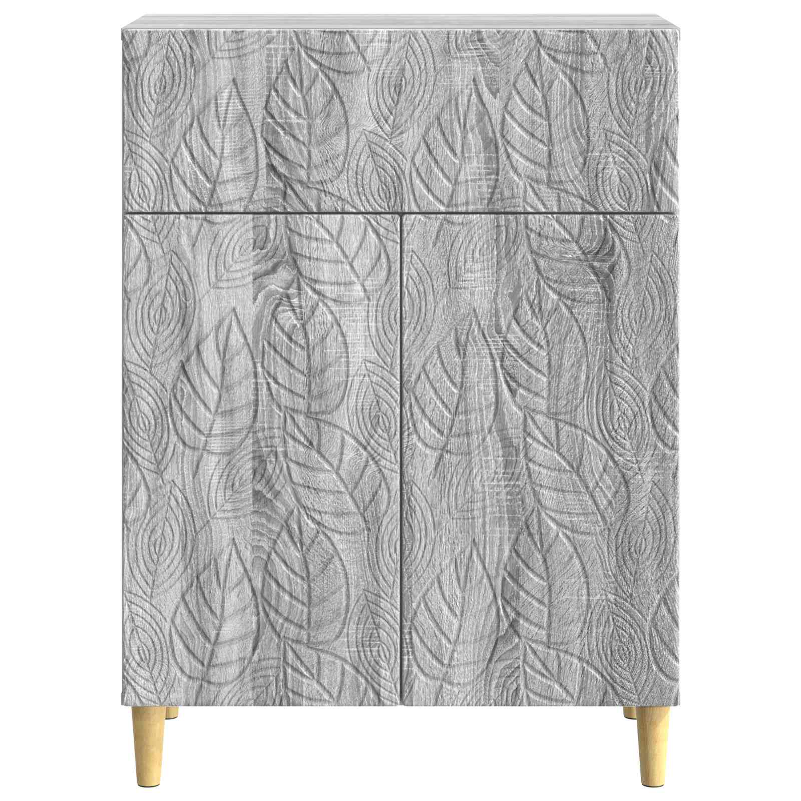 vidaXL Bufet Szary Sonoma 66 x 34,5 x 90 cm Drewno inżynieryjne