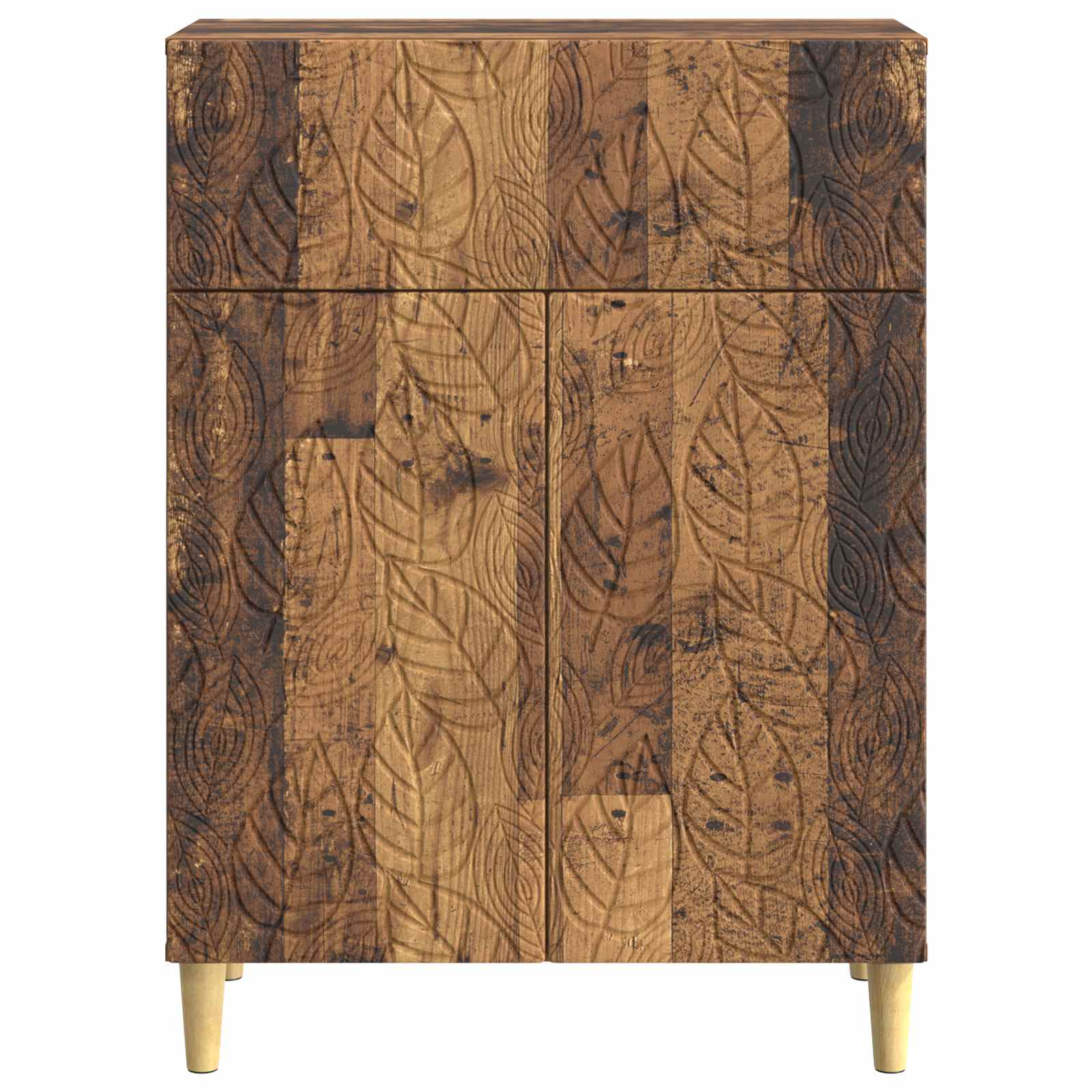 vidaXL Bufet Stare drewno 66 x 34,5 x 90 cm Drewno inżynieryjne