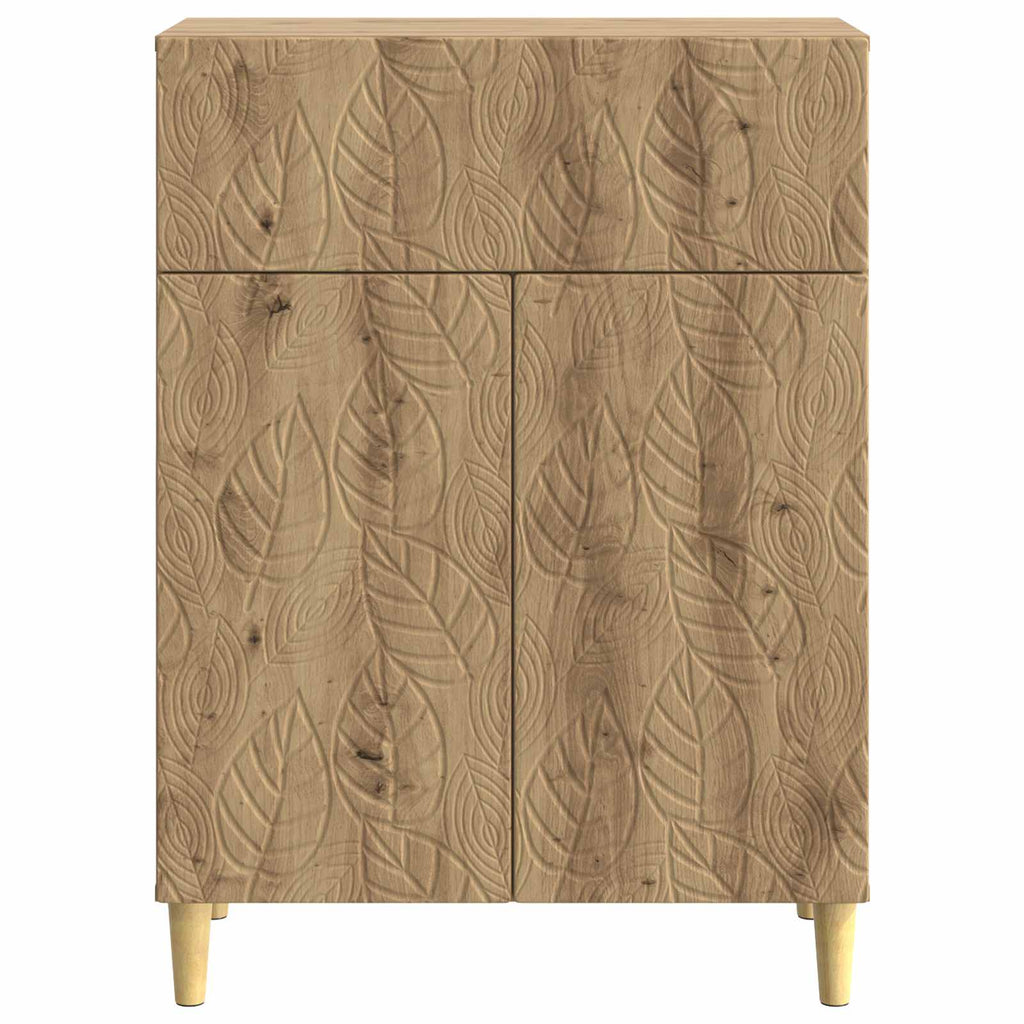 vidaXL Bufet Dąb artisan 66 x 34,5 x 90 cm Drewno inżynieryjne