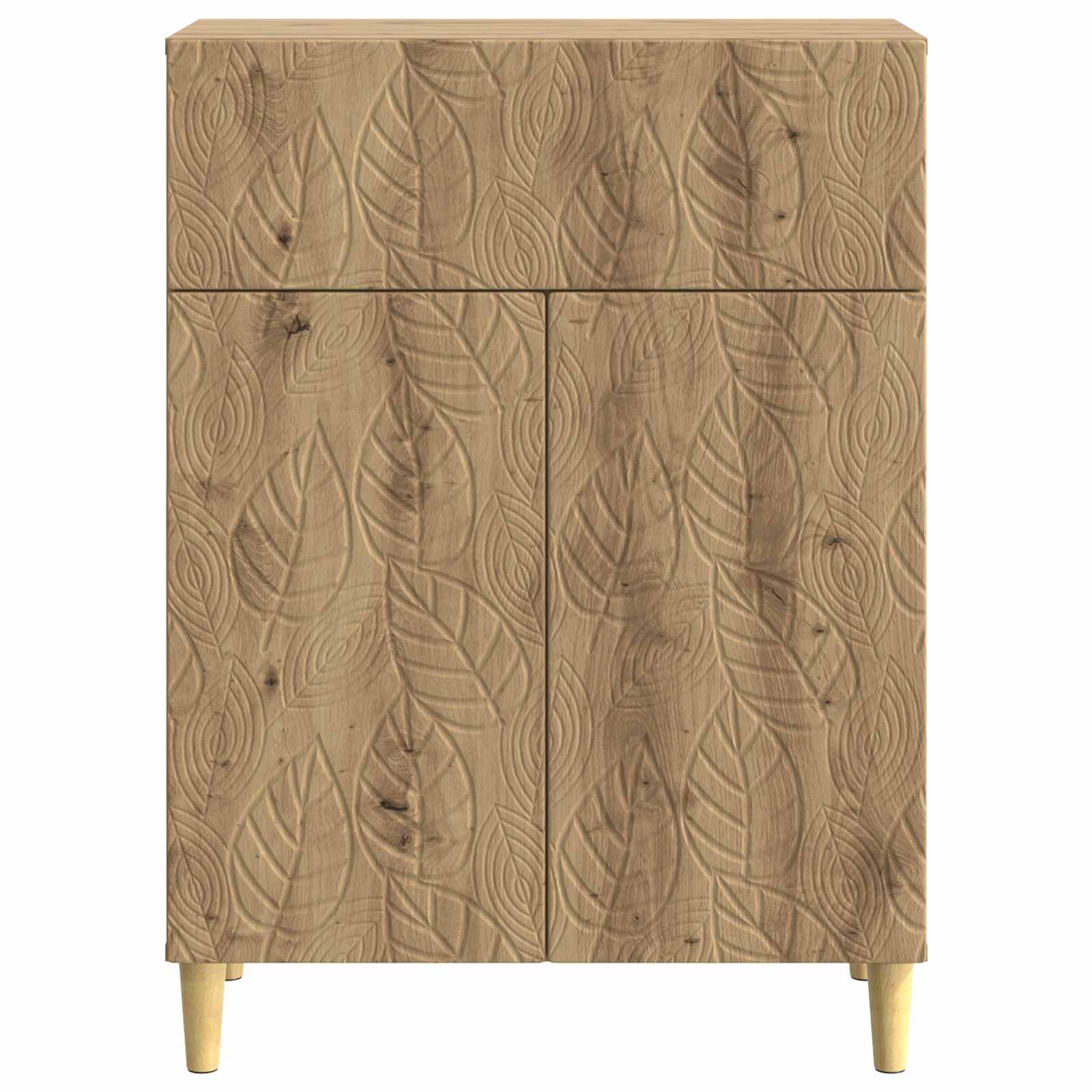 vidaXL Bufet Dąb artisan 66 x 34,5 x 90 cm Drewno inżynieryjne