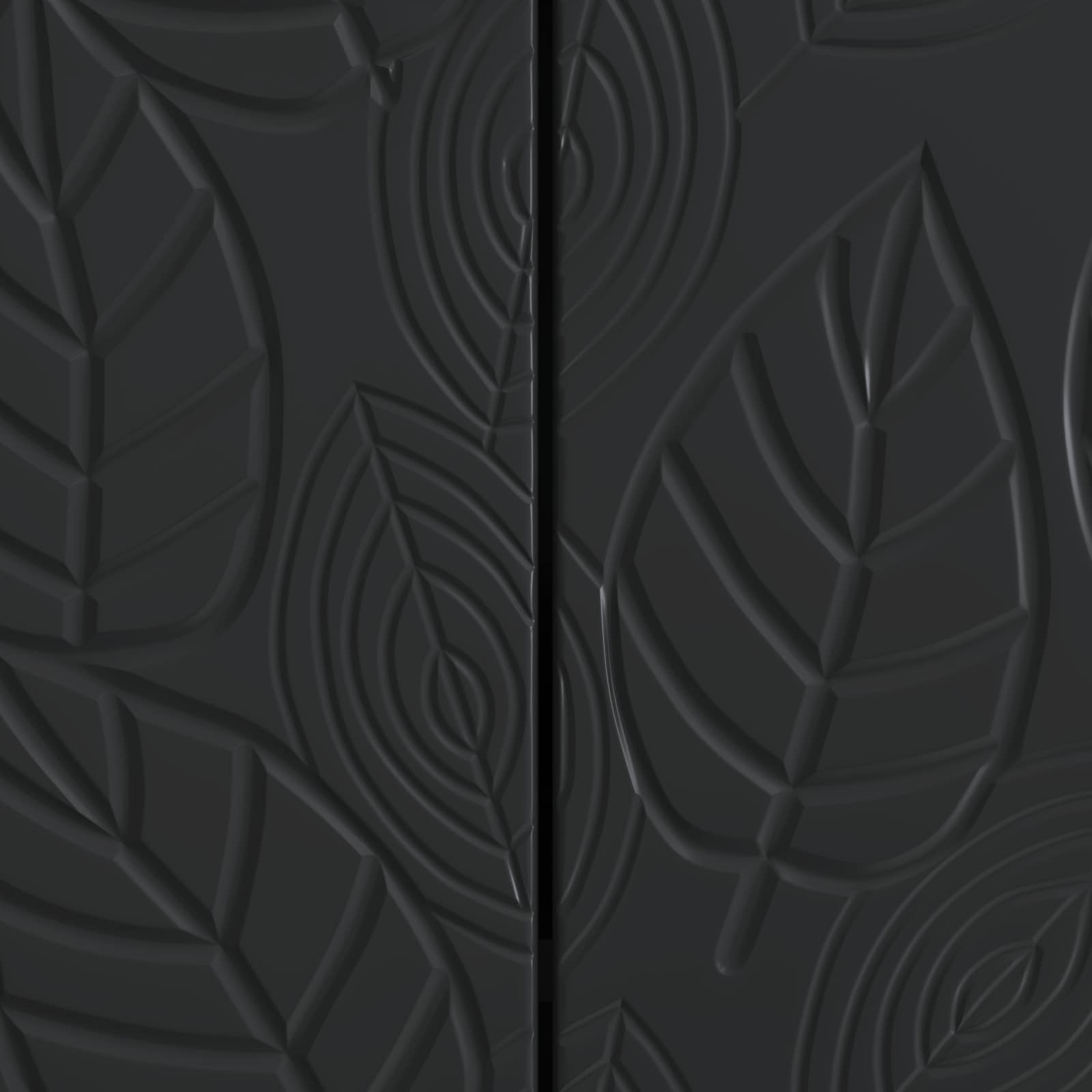 vidaXL Bufet Czarny 89 x 34,5 x 80 cm Drewno inżynieryjne