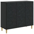 vidaXL Bufet Czarny 89 x 34,5 x 80 cm Drewno inżynieryjne