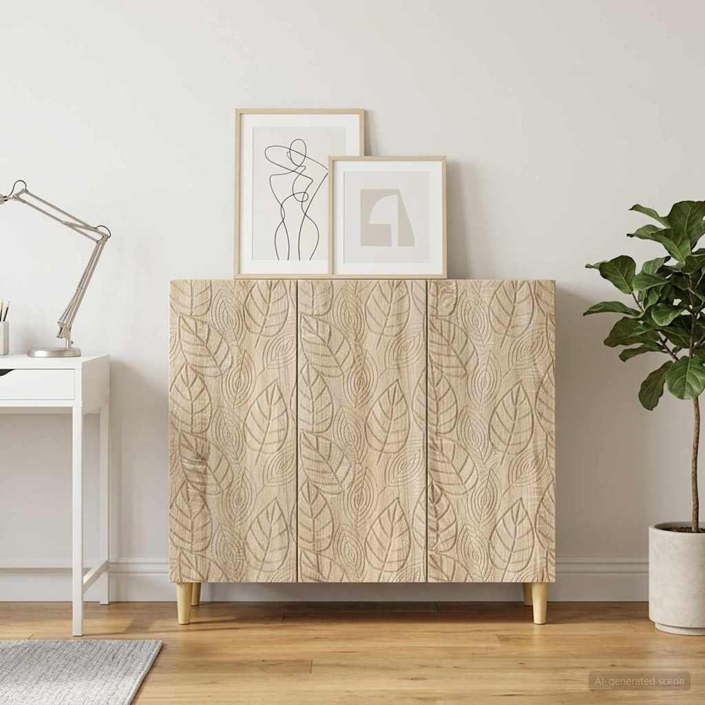 vidaXL Bufet dąb Sonoma 89 x 34,5 x 80 cm Drewno inżynieryjne