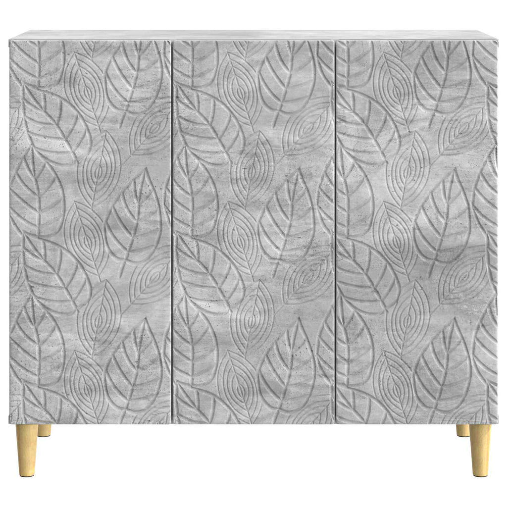 vidaXL Bufet Betonowy szary 89 x 34,5 x 80 cm Drewno inżynieryjne