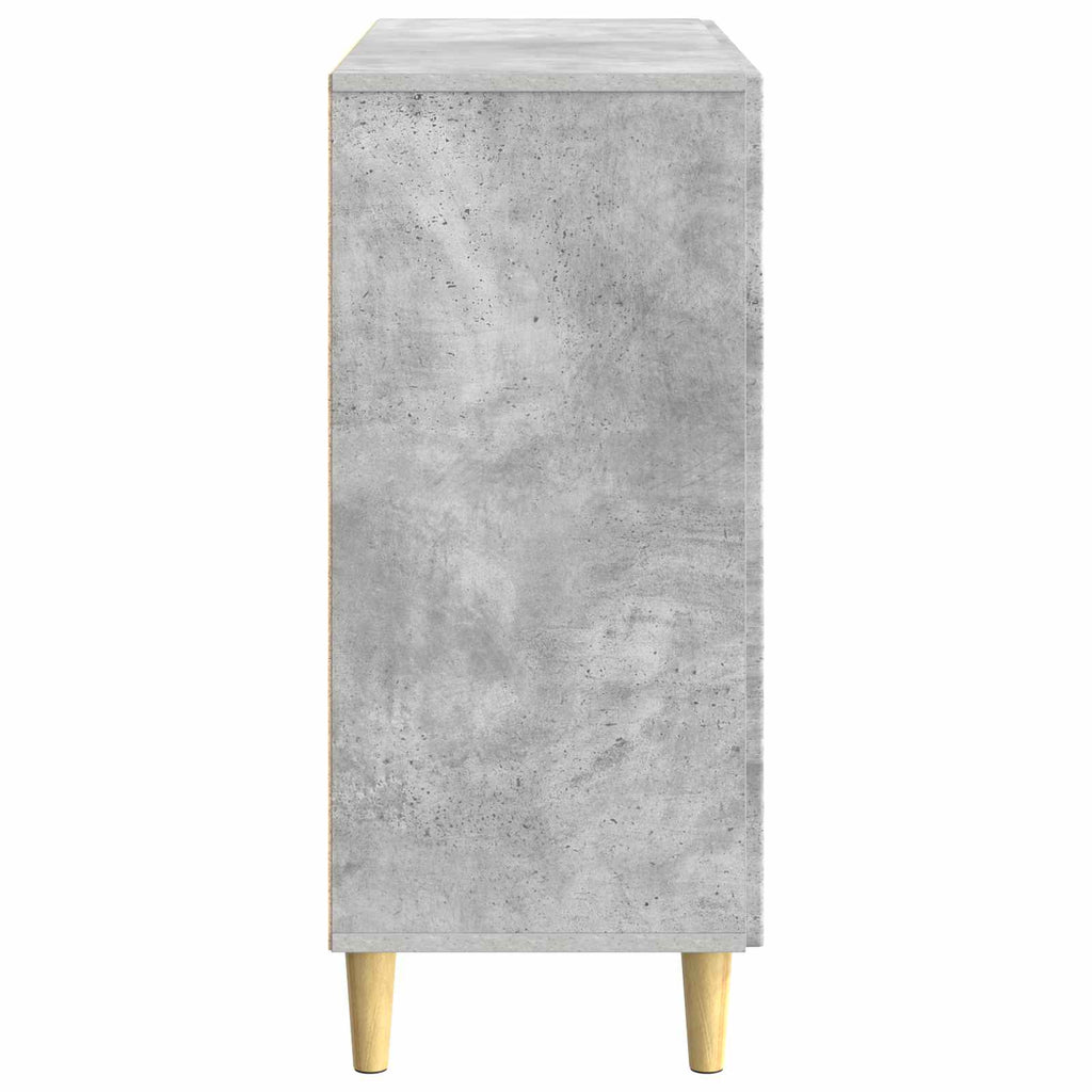vidaXL Bufet Betonowy szary 89 x 34,5 x 80 cm Drewno inżynieryjne